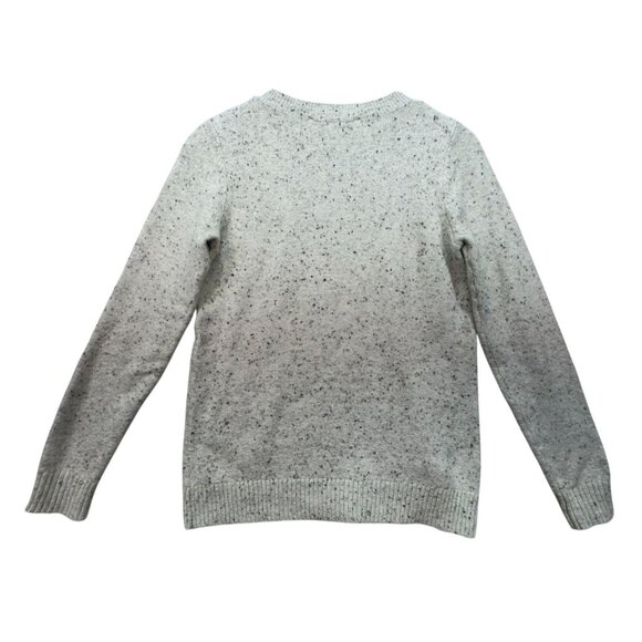 Loft Womens Penguin Design Cotton Blend Sweater XS Grey Speckled - Picture 8 of 9